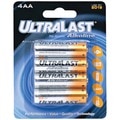 Ultralast AA Alkaline Battery, 4 PK ULA4AA